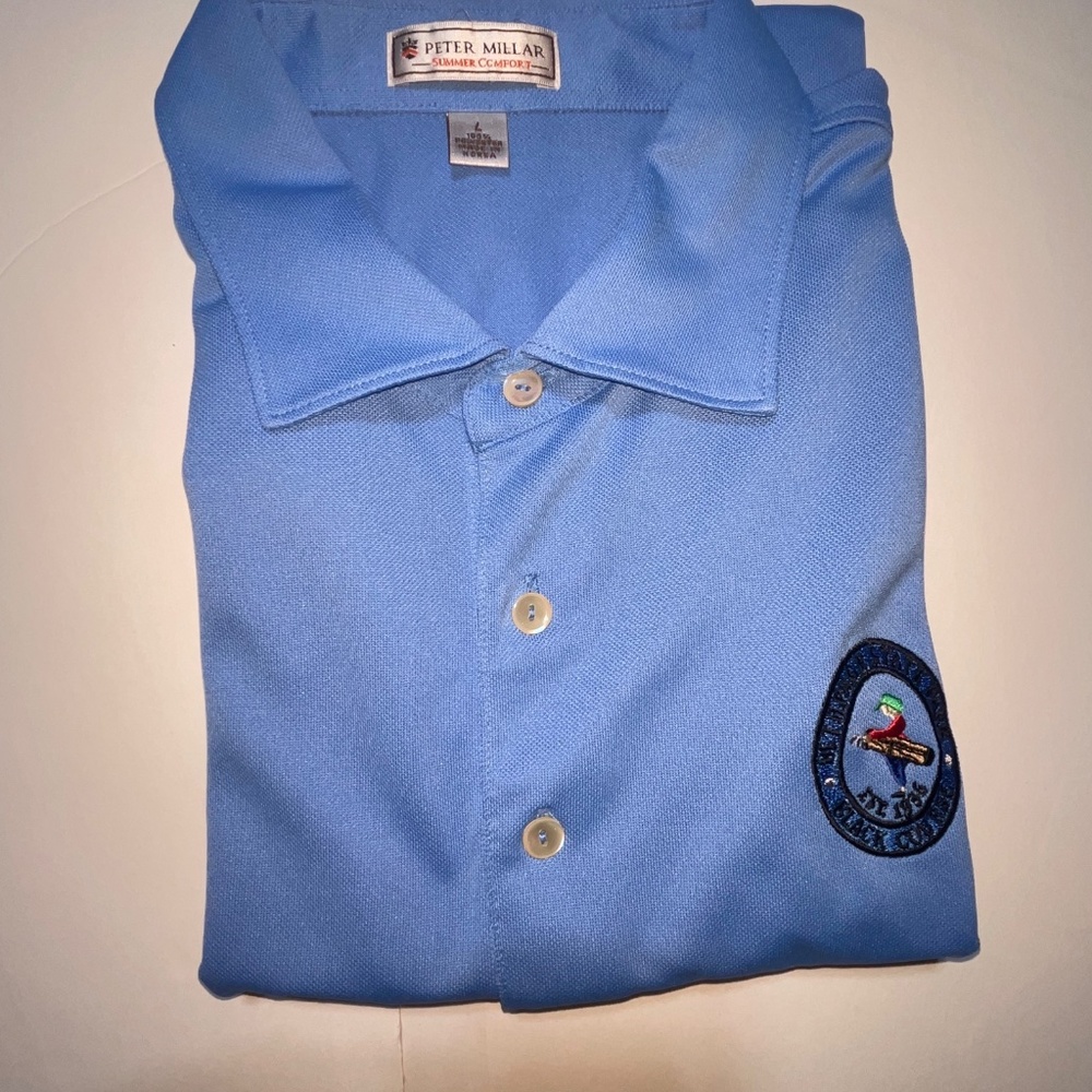 Peter Millar Golf Solid Performance Jersey Polo S… - image 6